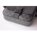 Gucci men bag leather stitching shoulder diagonal bag small flip messenger bag
