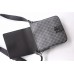 Gucci men bag leather stitching shoulder diagonal bag small flip messenger bag