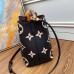 Louis Vuitton NeoNoe MM Bag In Black Leather M45497