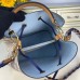 Louis Vuitton LV NeoNoe MM N50042 Damier Azur with Blue Braided Strap