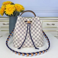 Replica Louis Vuitton Damier Azur Croisette Bag With Braided Strap N50053  BLV042 for Sale