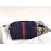 Gucci Navy Blue Ophidia Suede Mini Bag