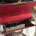 Gucci Red Padlock Small Studded Shoulder Bag