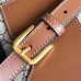 Gucci Black Padlock Mini Bag In GG Supreme Canvas