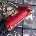 Gucci Red Padlock Small Guccissima Shoulder Bag