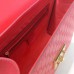 Gucci Red Medium Padlock Signature Top Handle Bag