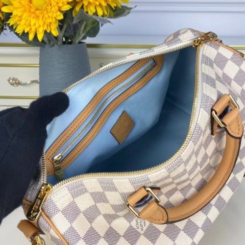 N50054 Louis Vuitton Damier Azur Speedy Bandoulière 30