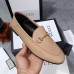Gucci Foldable Slim Horsebit Loafers In Brown Leather