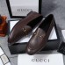 Gucci Foldable Slim Horsebit Loafers In Burgundy Leather