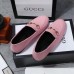 Gucci Foldable Slim Horsebit Loafers In Pink Leather