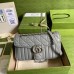 Gucci GG Marmont Small Bag In Grey Matelasse Calfskin