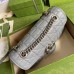 Gucci GG Marmont Mini Shoulder Bag In Grey Matelasse Leather