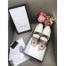 Gucci White Princetown Slippers With Web and Horsebit