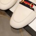 Gucci White Loafers With Web and Horsebit