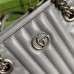 Gucci GG Marmont Small Tote In Grey Matelasse Leather