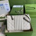 Gucci GG Marmont Small Tote In White Matelasse Leather