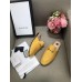 Gucci Princetown Slippers In Yellow GG Lame