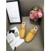 Gucci Princetown Slippers In Yellow GG Lame