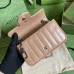 Gucci GG Marmont Super Mini Bag In Beige Matelasse Leather