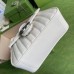 Gucci GG Marmont Mini Top Handle Bag In White Matelasse Leather