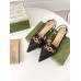 Gucci Black Slingback Pumps with Bamboo Horsebit