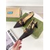 Gucci Black Slingback Pumps with Bamboo Horsebit