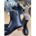 Gucci Ankle Boots With Interlocking G In Black Leather