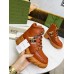 Gucci Brown Leather Ankle Boots With Interlocking G