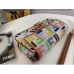 Fendi Baguette Medium Bag In Multicolour Canvas