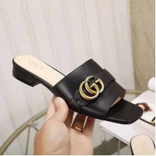 Gucci Marmont GG leather sandal