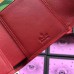 Gucci Red GG Marmont Matelasse Wallet