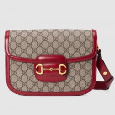 Gucci 1955 Horsebit Small Shoulder Bag In GG Supreme