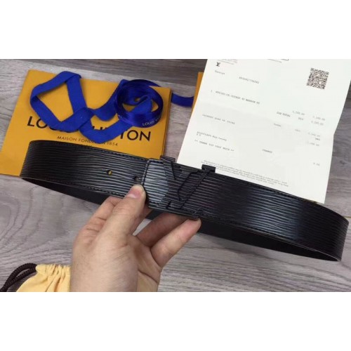 Louis Vuitton M9229 LV initiales 40mm Epi Leather Belts Black