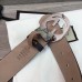 Gucci GG Supreme belt with G buckle 411924