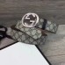Gucci GG Supreme belt with G buckle 411924