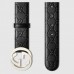 Gucci Signature belt with G buckle Grey 411924