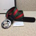 Gucci Web belt with G buckle black 411924