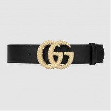 Gucci Belt with textured Double G buckle 582348