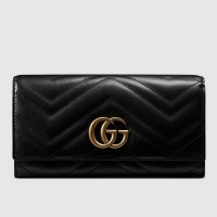 Gucci GG Marmont continental wallet black