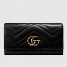 Gucci GG Marmont continental wallet black