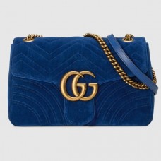 Gucci GG Marmont Medium Velvet Shoulder Bag