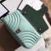 Gucci Pastel Green GG Marmont Small Matelasse Shoulder Bag