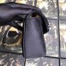 Gucci Black GG Marmont Mini Velvet Shoulder Bag