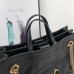 Gucci 1955 Horsebit medium tote bag in Black shiny leather