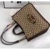 GUCCI 1955 HORSEBIT LARGE TOTE BAG IN ORIGINAL GG CANVAS