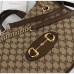 GUCCI 1955 HORSEBIT LARGE TOTE BAG IN ORIGINAL GG CANVAS