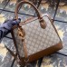 Gucci 1955 Horsebit Small Top Handle Bag In GG Supreme With Brown