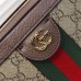 Gucci Ophidia GG Mini Shoulder Bag 602576 Brown Leather Trim