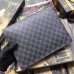 Gucci Wolf Print GG Supreme Portfolio Pouch