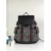 Gucci Black Soft GG Supreme Tigers Backpack